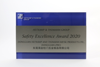 Safety Excellence Award 2020
