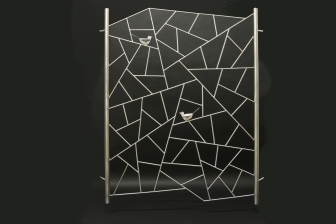 Rankgitter aus Edelstahl