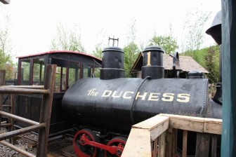 Der endgültige Standort der Duchess im Yukon Bay im Zoo Hannover