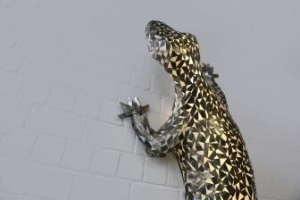 Echse, Gecko, Tierskulptur