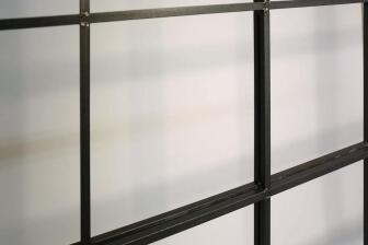 Fenster im Industrie Look aus Stahl und Glas