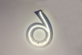 Hausnummer mit LED