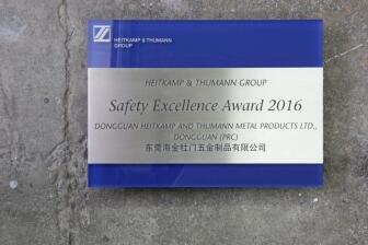 Der Safety Excellence Award 2016 von Heitkamp & Thumann Group