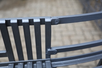 Geländer aus Stahl gelasert