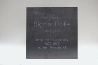Schild Sigmar Polke