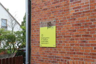 Schild für den Kindergarten St. Andreas in Groß Lobke