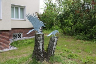 Vogel Skulpturen