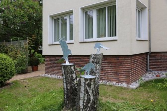 Vogel Skulpturen