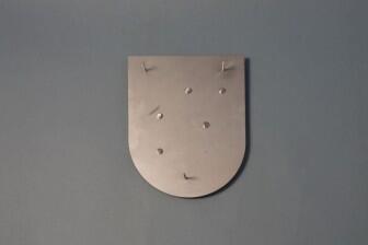 Wappen aus Edelstahl