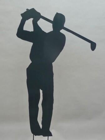 Golfer verzinkt unfd lackiert