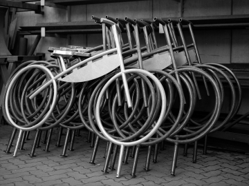 Fahrradständer aus Stahl