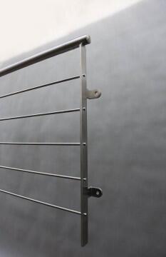 Treppengeländer mit Reling aus Edelstahl online kaufen