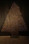 punktgeschweißter Tannenbaum aus 5 mm Rundstahl mit LED Lichterkette