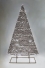 Großer Draht-Tannenbaum aus Stahl - Draht Tannenbaum Höhe 190 cm