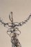 kleine Draht Skulptur aus 1,4 mm Stahldraht