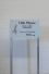 Glaschild für eine Physio Praxis - Schild Physiotherapie