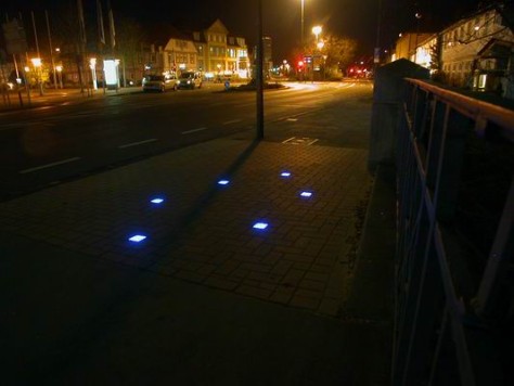 Beleuchtung der Brücke an der Westcellertorstraße in Celle