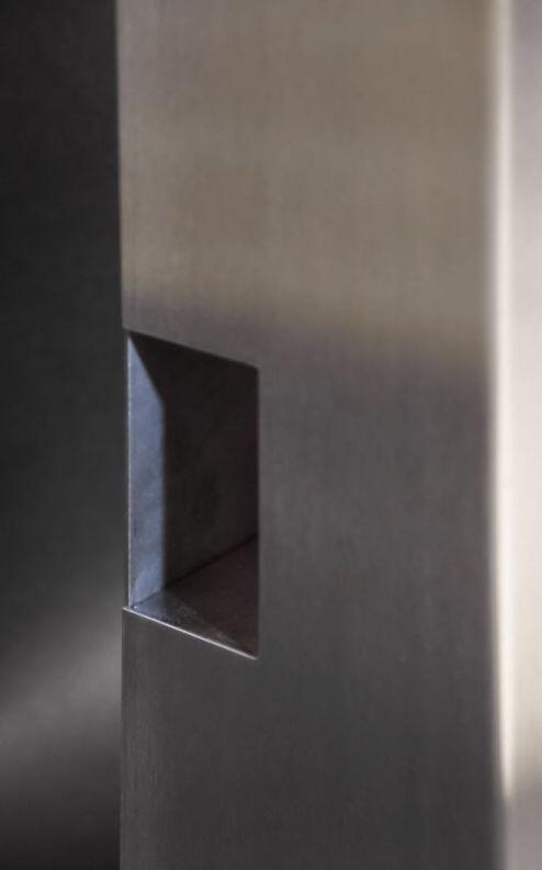 Edelstahl Briefkasten Säule