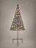 Draht-Tannenbaum mit Stamm – Skulptur aus gewickeltem Stahldraht - Drahttannenbaum mit Stamm