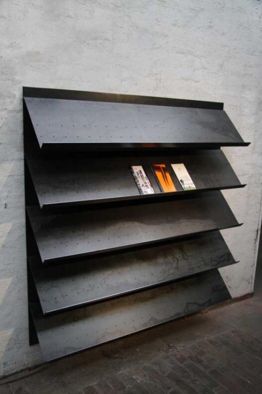 Prospekthalter, Prospektwand, Info Display... aus Stahlblech. Besonders Klasse!