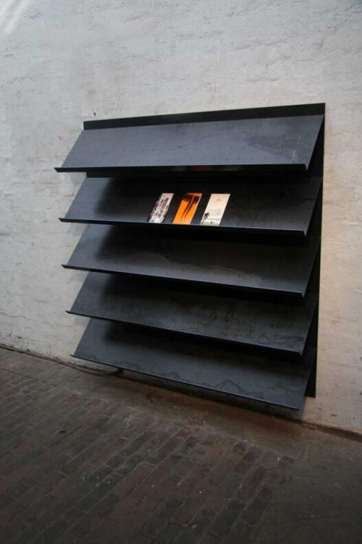 Prospekthalter, Prospektwand, Info Display... aus Stahlblech. Besonders Klasse!