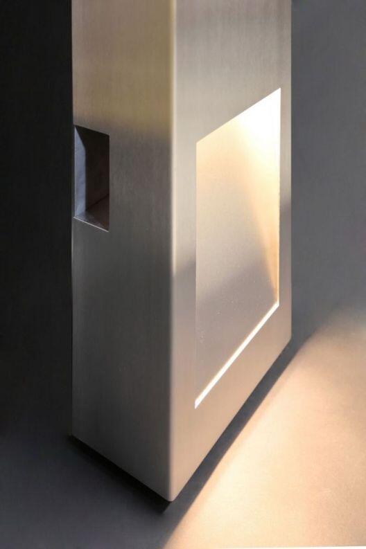 Edelstahl Briefkasten Säule