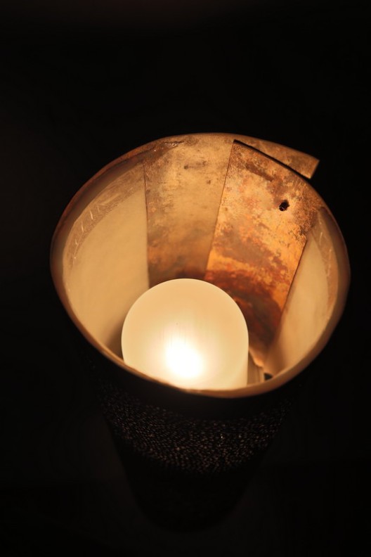 Wandleuchte aus Kupfer für den Aussenbereich