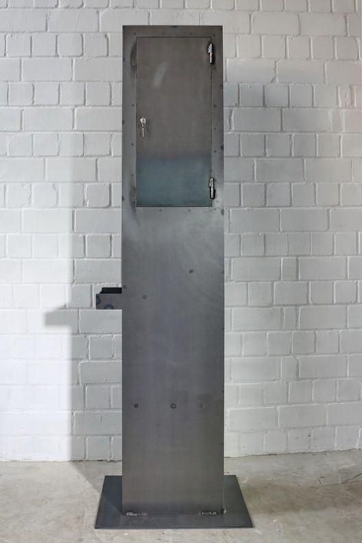 Gelber Sack Spender aus Stahl