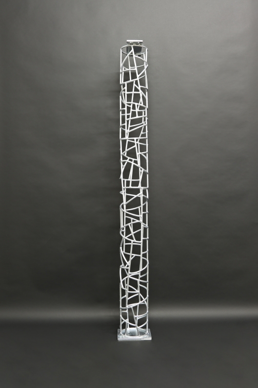 transparente Säule in Schmitzstruktur