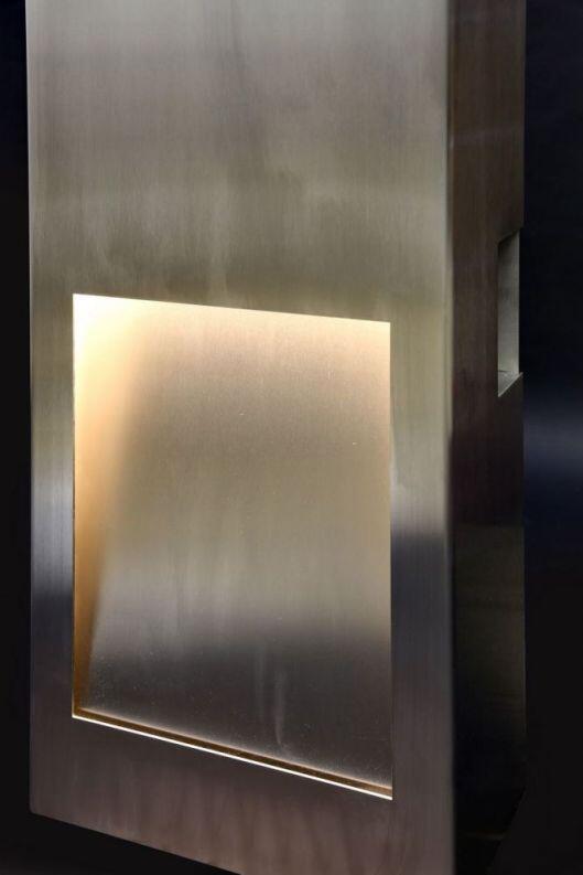 Edelstahl Briefkastensäule