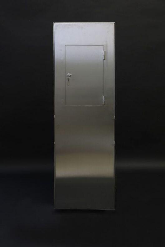 Edelstahl Briefkastensäule