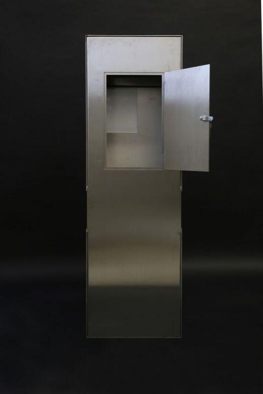 Edelstahl Briefkastensäule