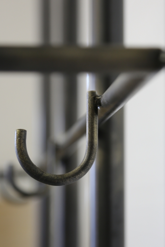 Garderobe aus Stahl