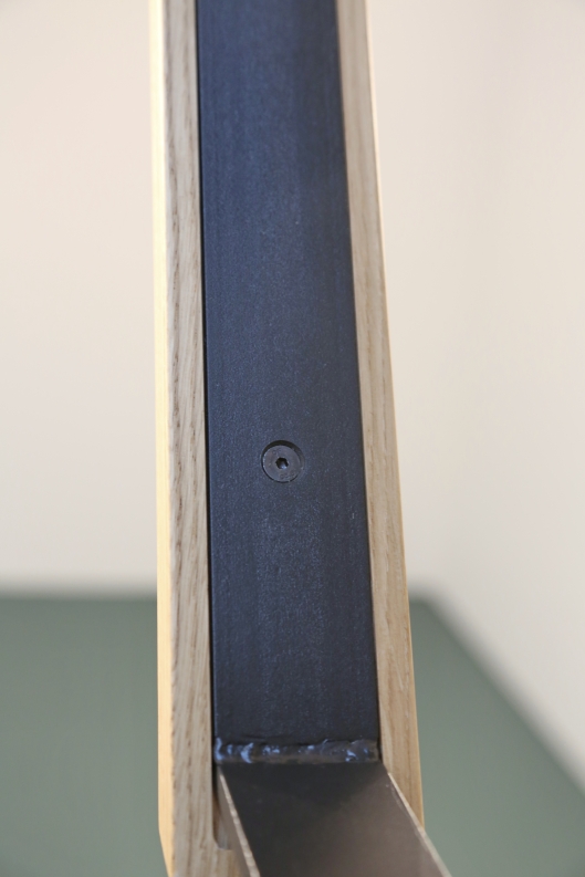 Geländer und Handlauf aus Eiche und Stahl