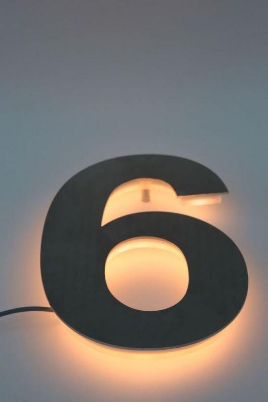 LED Hausnummer