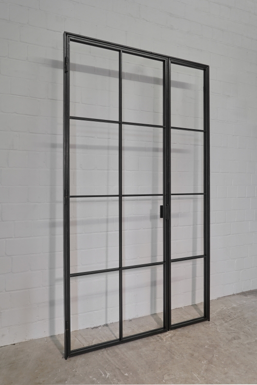 Tür Industrie Look gegenläufig öffnend