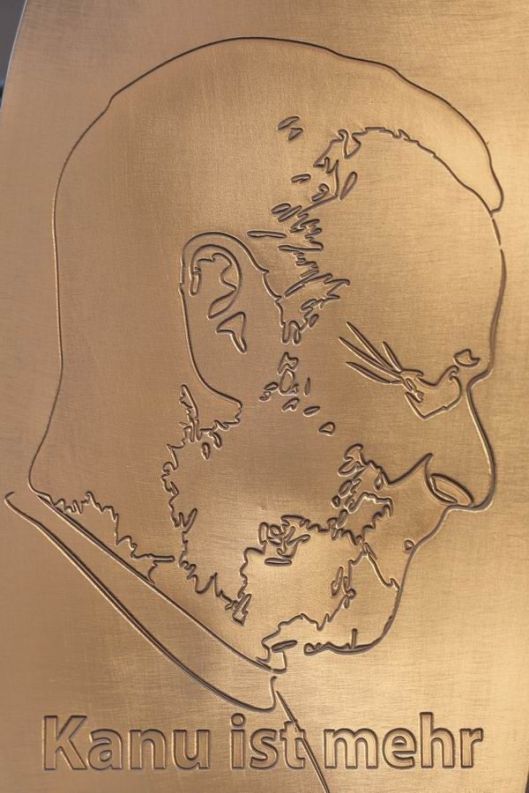 Ecki Drewes Plakette aus Tombak