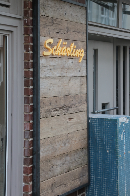 Schrift für die Gastronomie