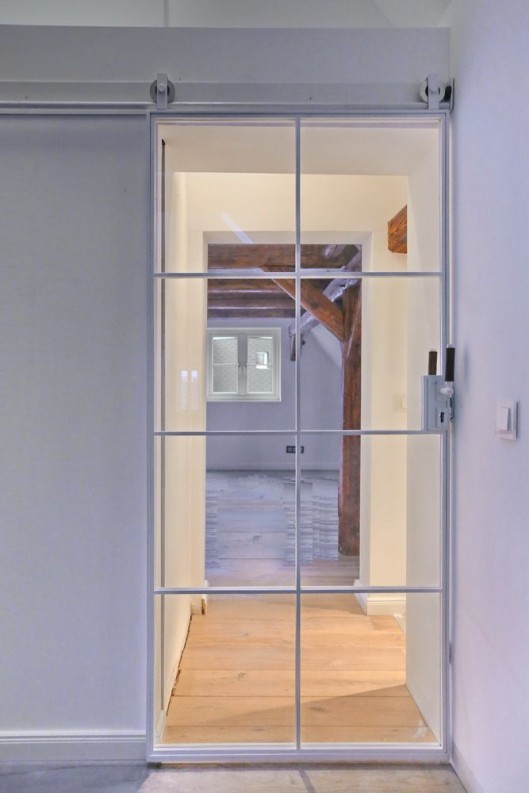 Schiebetür im Loft Stil