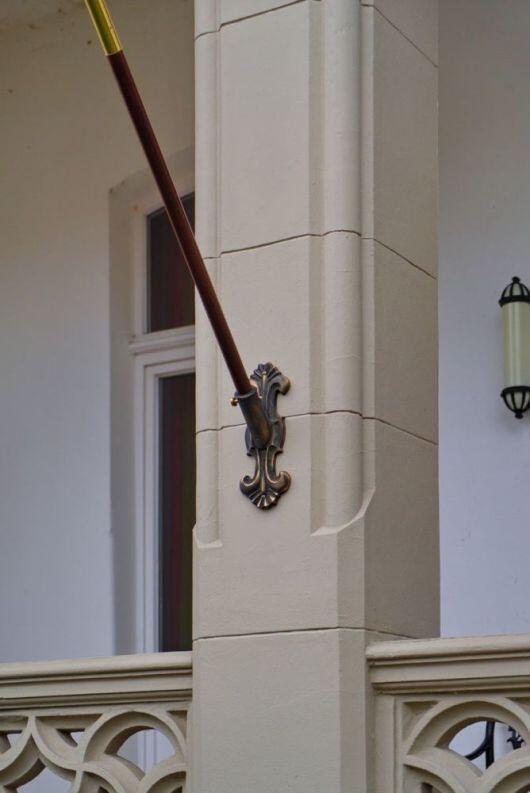 Fahnenhalter für den Aussenbereich