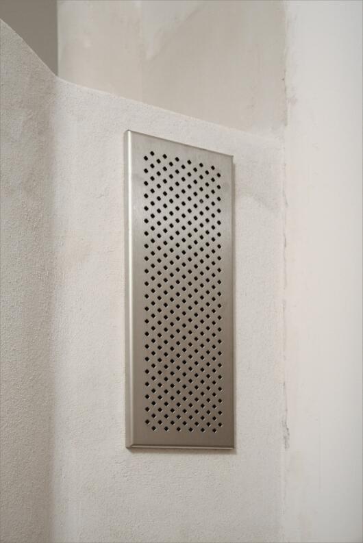 Lüftungsgitter aus Edelstahl