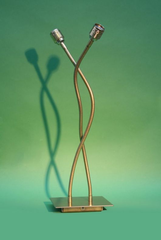 Schwanenhalsleuchte als Sonderanfertigung