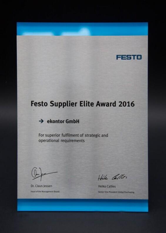 Festo Supplier Elite Awards