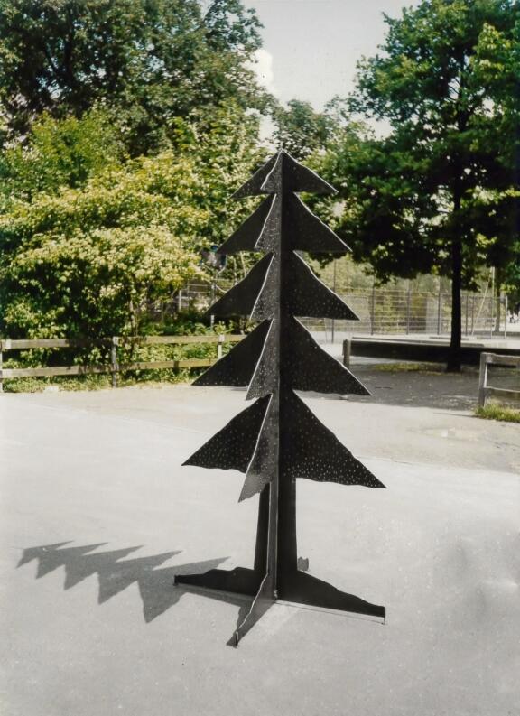 Tannenbaum aus 3 mm Stahlblech