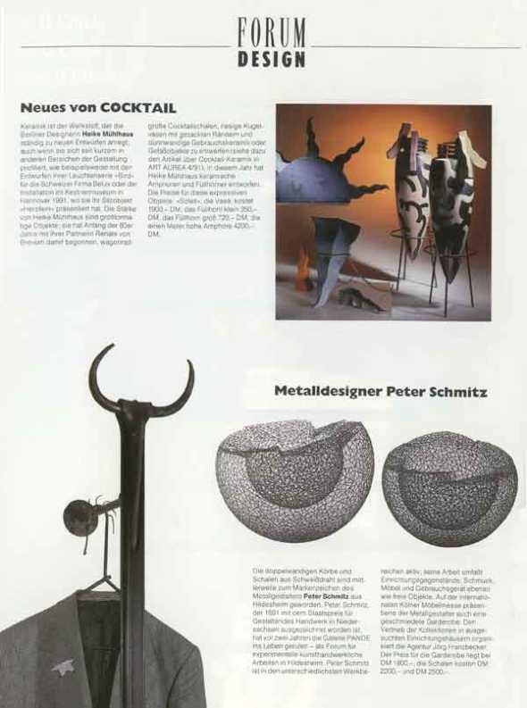 Art Aurea - Metalldesigner Peter Schmitz