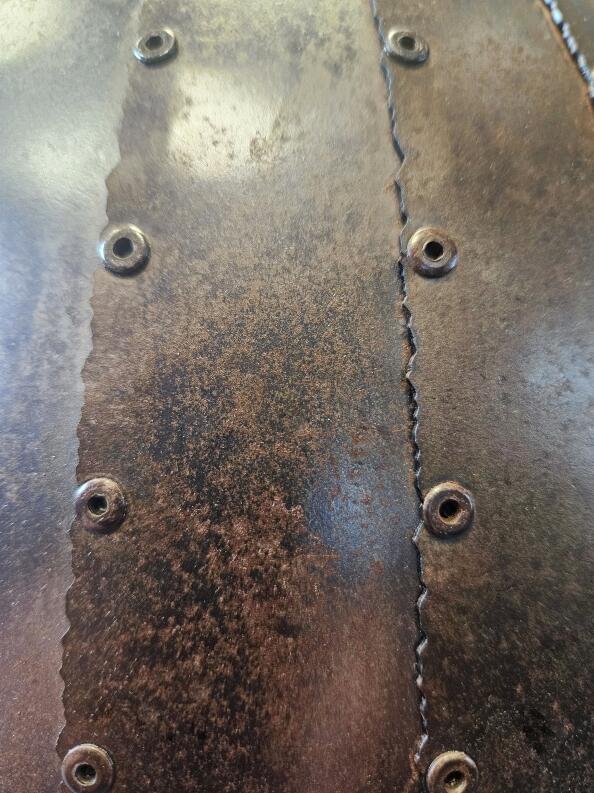 Goldkern, abgependelte Leuchte, innen vergoldet