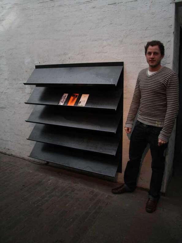 Prospekthalter, Prospektwand, Info Display... aus Stahlblech. Besonders Klasse!