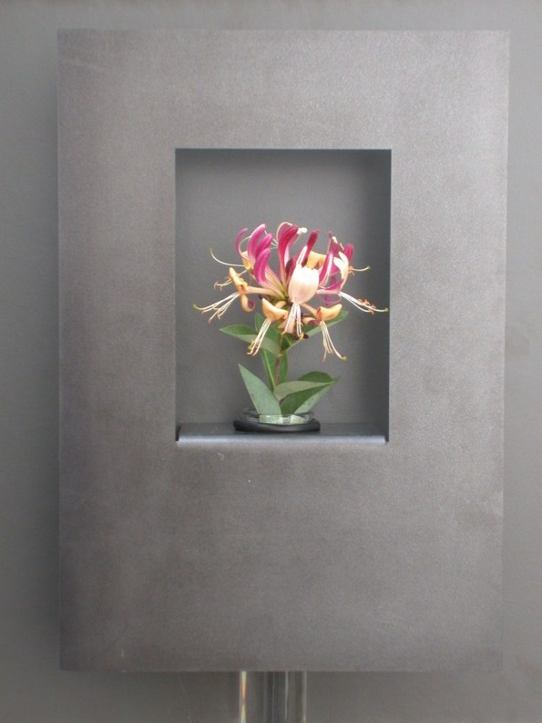 wandhängende Blumenvase