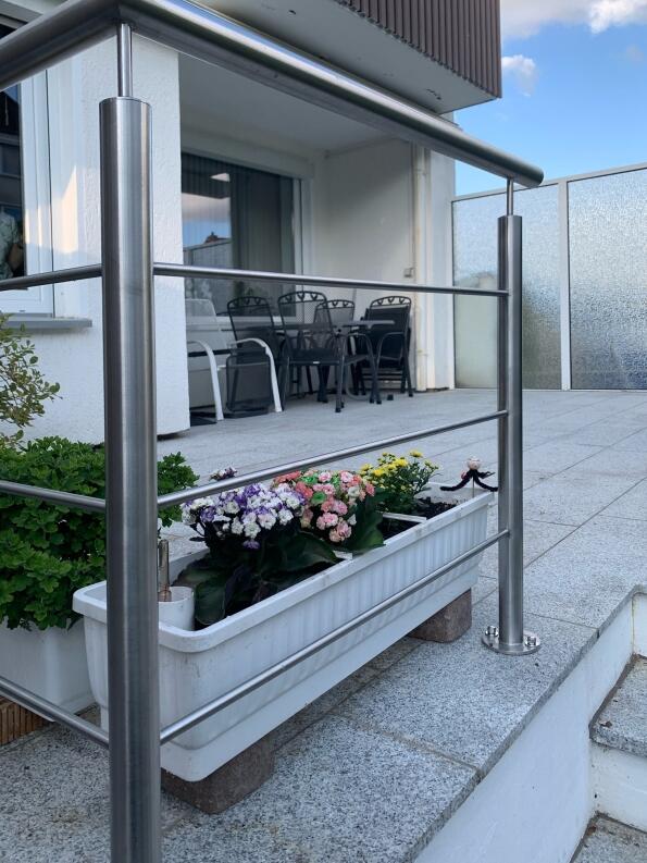 Relinggeländer aus Edelstahl