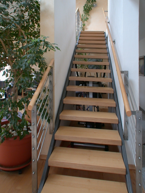 Treppe un d Geländer